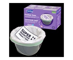Carebag Commode Liners with Super Absorbent Pad, 60 Count | free-classifieds-usa.com - 2