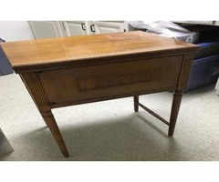Vintage KENMORE Heavy Metal Rotary Sewing Machine and Cabinet | free-classifieds-usa.com - 3