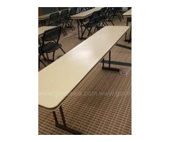 Lot of 200 stackable chairs and 75 tables in excellent condition | free-classifieds-usa.com - 2