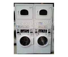 Speed Queen Stacked Gas Washer/Dryer STGT79WN Used | free-classifieds-usa.com - 1