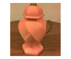 VINTAGE ROSE MAUVE GINGER JAR LAMP | free-classifieds-usa.com - 1