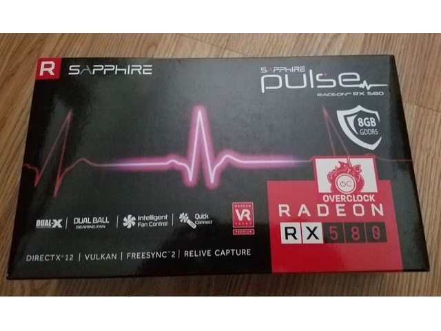 Sapphire Radeon Pulse Rx 580 8gb 8g Gddr5 Computers Hardware Galveston Texas Announcement