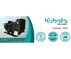 Kubota Diesel Generator Single Phase - Gennev Generators | free-classifieds-usa.com - 1