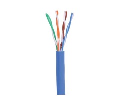 1000ft Cat5e Plenum Bare Copper Ethernet Networking Cable UTP 24Awg 350Mhz Blue | free-classifieds-usa.com - 2