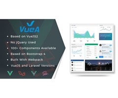 VueJS Laravel Admin Tmplate - VueA | free-classifieds-usa.com - 1