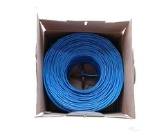 1000ft Cat5e Plenum Bare Copper Ethernet Networking Cable UTP 24Awg 350Mhz Blue | free-classifieds-usa.com - 3