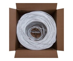 1000ft Cat5E Plenum Ethernet Networking Cable 24Awg UTP 350Mhz White | free-classifieds-usa.com - 3