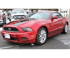 2013 Red Ford Mustang Convertible V6! Only 33K Clean Miles | free-classifieds-usa.com - 1