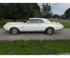 1969 Oldsmobile 442 cameo white, fire frost gold with black pin strip | free-classifieds-usa.com - 1