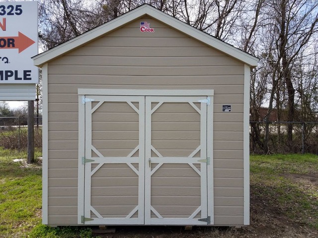 10x12 utility shed with lp smartside lap siding - home