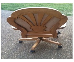 Oak Gaming/Desk Chair Like New | free-classifieds-usa.com - 4