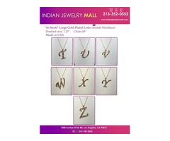    Large Gold plated Letter Initial Pendants | free-classifieds-usa.com - 1