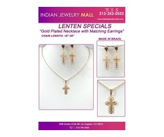 New Gold Palted Necklce With Matching Earings | free-classifieds-usa.com - 1