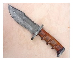 Handmade Damascus steel Hunting Bowie Knife | free-classifieds-usa.com - 1