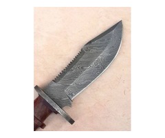 Handmade Damascus steel Hunting Bowie Knife | free-classifieds-usa.com - 3