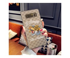 For Galaxy Note 8 Animal Embroidery Tiger Pattern Protective Back Cover Case | free-classifieds-usa.com - 1